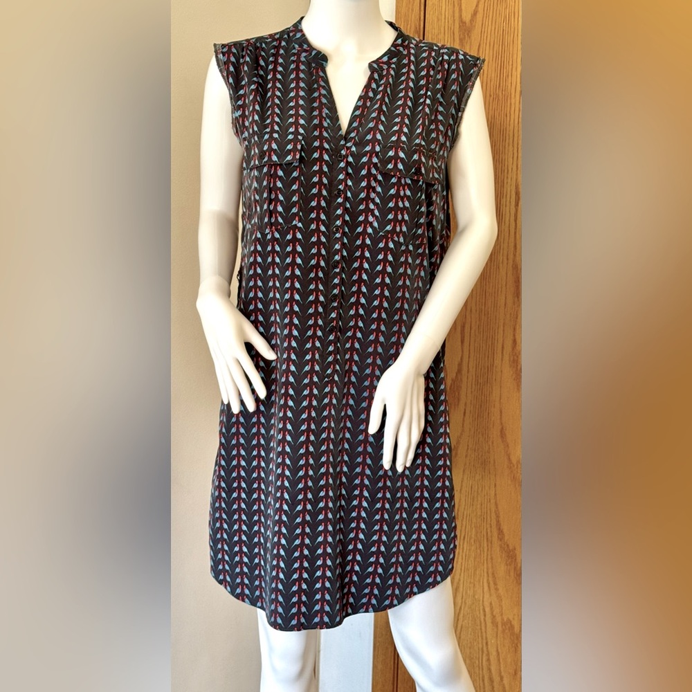 Boundary & Co Shirt dress with pretty bird pattern size L